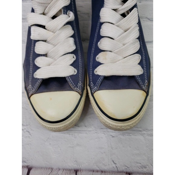 Converse Chuck Taylor All Star High Top Sneakers Men's Sz 12. Women's Sz 14 Blue - Picture 11 of 13